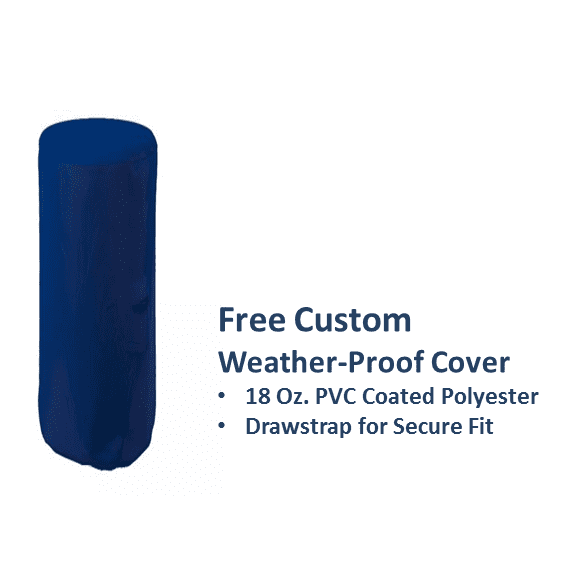 The Outdoor Plus Honeycomb Fire Torch with Free Cover - Stainless Steel The Outdoor Plus