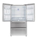 Forno 3-Piece Appliance Package - 30-Inch Gas Range, Refrigerator, & Wall Mount Hood with Backsplash in Stainless Steel FORNO