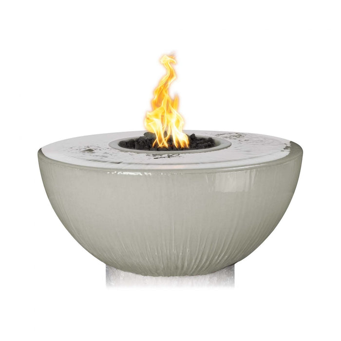 The Outdoor Plus 38″ Sedona Fire & Water Bowl 360° Spill - GFRC Concrete The Outdoor Plus