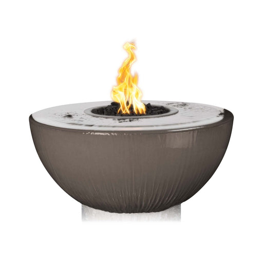 The Outdoor Plus 38″ Sedona Fire & Water Bowl 360° Spill - GFRC Concrete The Outdoor Plus