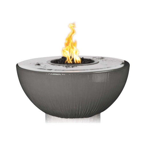 The Outdoor Plus 38″ Sedona Fire & Water Bowl 360° Spill - GFRC Concrete The Outdoor Plus