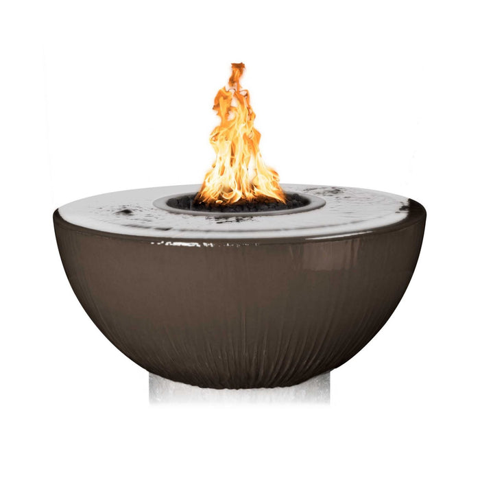The Outdoor Plus 38″ Sedona Fire & Water Bowl 360° Spill - GFRC Concrete The Outdoor Plus