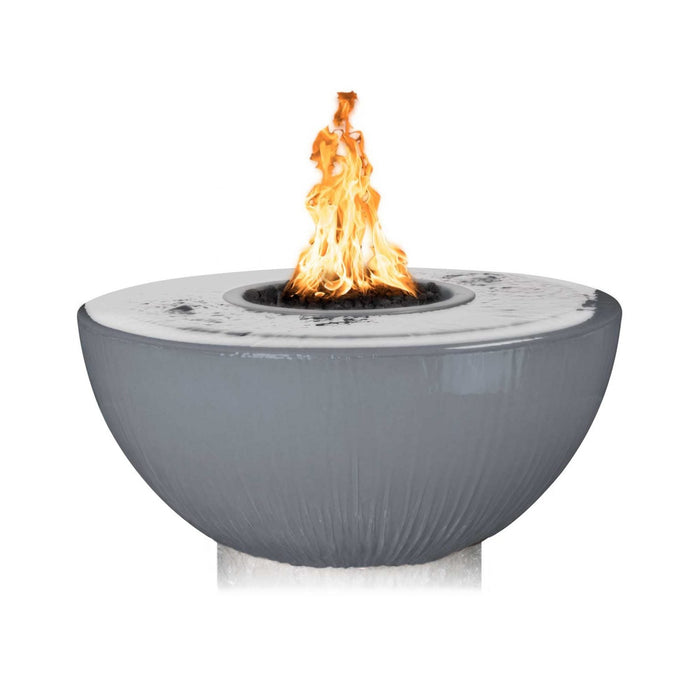 The Outdoor Plus 38″ Sedona Fire & Water Bowl 360° Spill - GFRC Concrete The Outdoor Plus
