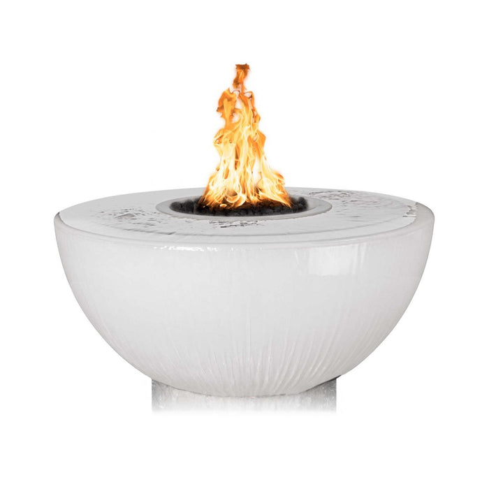 The Outdoor Plus 38″ Sedona Fire & Water Bowl 360° Spill - GFRC Concrete The Outdoor Plus