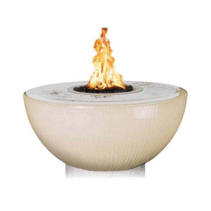 The Outdoor Plus 38″ Sedona Fire & Water Bowl 360° Spill - GFRC Concrete The Outdoor Plus