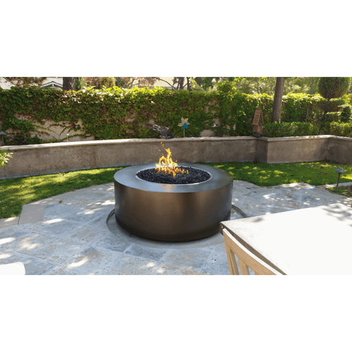 The Outdoor Plus 24" Tall Round Unity Fire Pit | Stainless Steel The Outdoor Plus