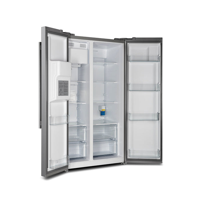 FORNO Salerno 36" Side by Side built-in Refrigerator 20.0 cu.ft in Stainless Steel - FFRBI1844-36SB FORNO