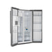 FORNO Salerno 36" Side by Side built-in Refrigerator 20.0 cu.ft in Stainless Steel - FFRBI1844-36SB FORNO