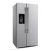 FORNO Salerno 36" Side by Side built-in Refrigerator 20.0 cu.ft in Stainless Steel - FFRBI1844-36SB FORNO