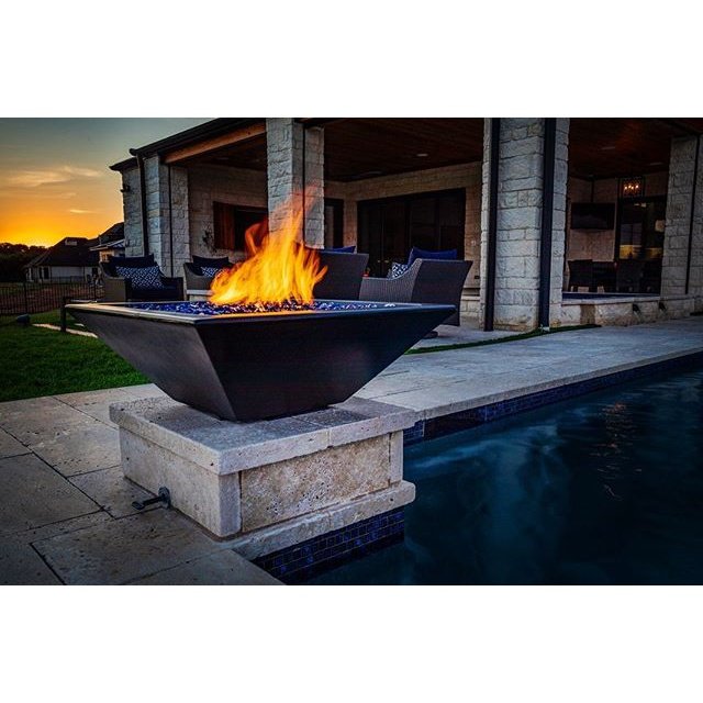 The Outdoor Plus Maya Fire Bowl – GFRC Concrete The Outdoor Plus