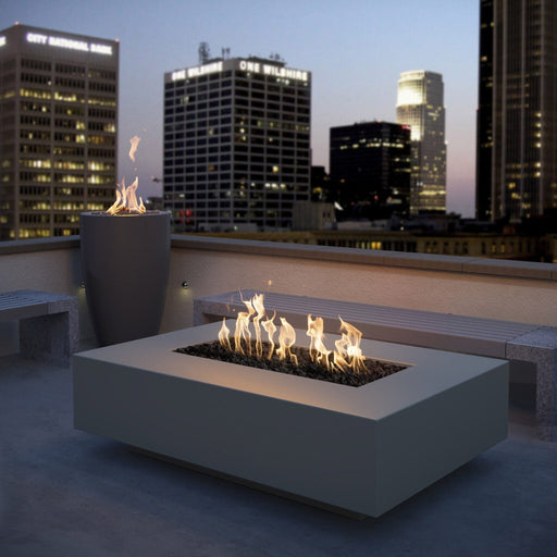 The Outdoor Plus Cabo Linear Fire Pit | GFRC Concrete The Outdoor Plus
