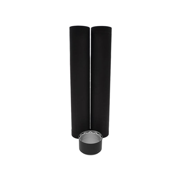 6" VORTEX TO-THE-CEILING DOUBLE WALL PIPE KIT -  VODBKTC06 Drolet