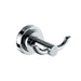 KubeBath Aqua Rondo Double Robe Hook KubeBath