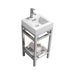 KubeBath Cisco Stainless Steel Console with Acrylic Sink KubeBath