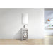 KubeBath Cisco Stainless Steel Console with Acrylic Sink KubeBath