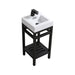 KubeBath Cisco Stainless Steel Console with Acrylic Sink KubeBath