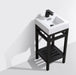 KubeBath Cisco Stainless Steel Console with Acrylic Sink KubeBath