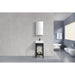 KubeBath Cisco Stainless Steel Console with Acrylic Sink KubeBath
