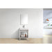 KubeBath Cisco Stainless Steel Console with Acrylic Sink KubeBath