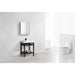KubeBath Cisco Stainless Steel Console with Acrylic Sink KubeBath