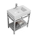KubeBath Cisco Stainless Steel Console with Acrylic Sink KubeBath