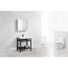 KubeBath Cisco Stainless Steel Console with Acrylic Sink KubeBath