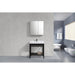 KubeBath Cisco Stainless Steel Console with Acrylic Sink KubeBath