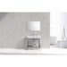 KubeBath Cisco Stainless Steel Console with Acrylic Sink KubeBath