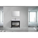 KubeBath Cisco Stainless Steel Console with Acrylic Sink KubeBath