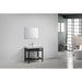 KubeBath Cisco Stainless Steel Console with Acrylic Sink KubeBath