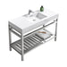 KubeBath Cisco Stainless Steel Console with Acrylic Sink KubeBath