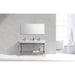 KubeBath Cisco 60" Stainless Steel Console with Acrylic Sink KubeBath