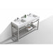 KubeBath Cisco 60" Stainless Steel Console with Acrylic Sink KubeBath