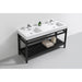 KubeBath Cisco 60" Stainless Steel Console with Acrylic Sink KubeBath