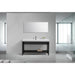KubeBath Cisco 60" Stainless Steel Console with Acrylic Sink KubeBath