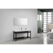 KubeBath Cisco 60" Stainless Steel Console with Acrylic Sink KubeBath