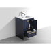 KubeBath Dolce Modern Bathroom Vanity with White Quartz Counter-Top KubeBath