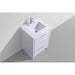 KubeBath Dolce Modern Bathroom Vanity with White Quartz Counter-Top KubeBath