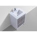 KubeBath Dolce Modern Bathroom Vanity with White Quartz Counter-Top KubeBath