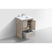 KubeBath Dolce Modern Bathroom Vanity with White Quartz Counter-Top KubeBath
