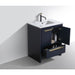KubeBath Dolce Modern Bathroom Vanity with White Quartz Counter-Top KubeBath