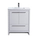 KubeBath Dolce Modern Bathroom Vanity with White Quartz Counter-Top KubeBath
