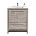 KubeBath Dolce Modern Bathroom Vanity with White Quartz Counter-Top KubeBath