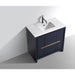 KubeBath Dolce Modern Bathroom Vanity with White Quartz Counter-Top KubeBath