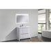 KubeBath Dolce Modern Bathroom Vanity with White Quartz Counter-Top KubeBath