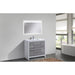 KubeBath Dolce Modern Bathroom Vanity with White Quartz Counter-Top KubeBath