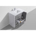 KubeBath Dolce Modern Bathroom Vanity with White Quartz Counter-Top KubeBath