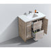 KubeBath Dolce Modern Bathroom Vanity with White Quartz Counter-Top KubeBath