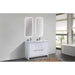 KubeBath Dolce 48" Modern Bathroom Vanity with White Quartz Counter-Top KubeBath