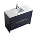 KubeBath Dolce 48" Modern Bathroom Vanity with White Quartz Counter-Top KubeBath